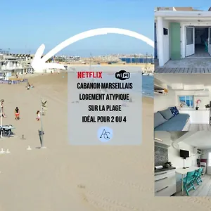Le Vrai Cabanon De La Plage Clim-wifi-netflix Appartement Marseille